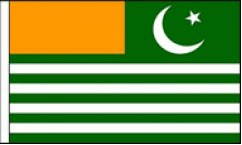 Kashmir Hand Waving Flags